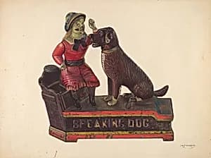 Toy: Speaking Dog Bank by Chris Makrenos