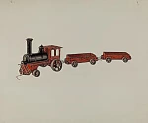 Toy Train by R. Stone