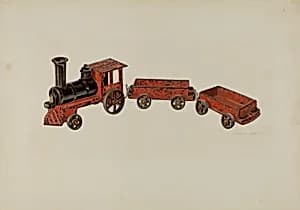Toy Train by Robert Clark