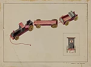 Toy Train by Francis Law Durand