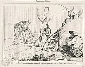 Traquenards politiques by Honoré Daumier