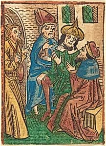 Treason of Judas by German 15th Century