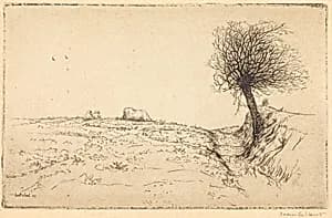 Tree in a Landscape by Jean Frélaut