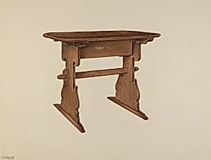 Trestle Table by Charles Henning