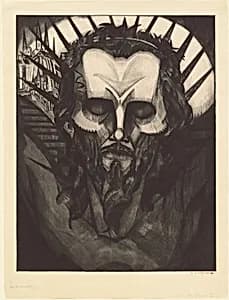Tête de Christ by Lodewijk Schelfhout