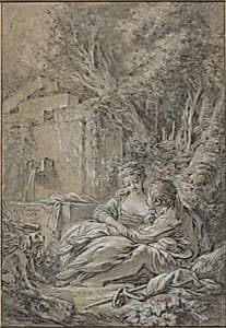 Tête-à-tête by François Boucher