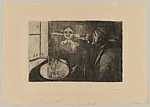 Tête-à-Tête (På hybelen) by Edvard Munch