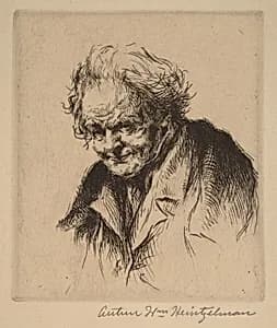 Étude pour Merci by Arthur William Heintzelman