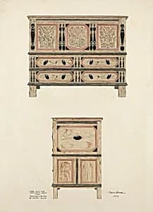 Tulip and Sunflower Chest