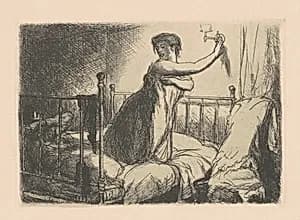 Turning Out the Light by John Sloan