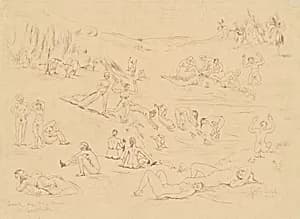 Twenty-Three Little Women by George Biddle