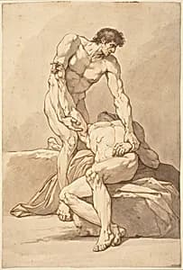 Two Nude Men