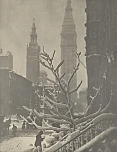 Two Towers—New York by Alfred Stieglitz