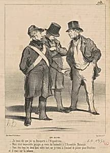 Un alibi by Honoré Daumier