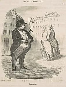 Un amateur by Honoré Daumier