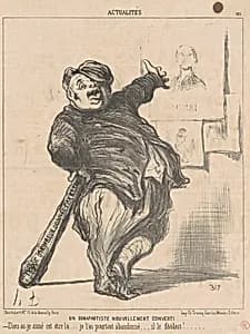 Un Bonapartiste nouvellement converti by Honoré Daumier