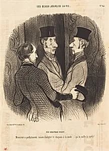 Un Chapeau neuf by Honoré Daumier