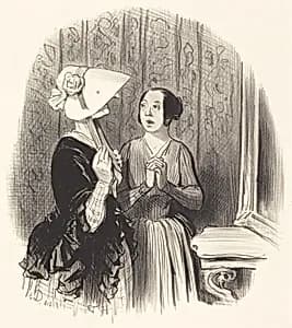 Un Chapeau Pamèla by Honoré Daumier