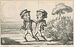 Un criminel! by Honoré Daumier