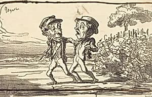 Un Criminel! by Honoré Daumier