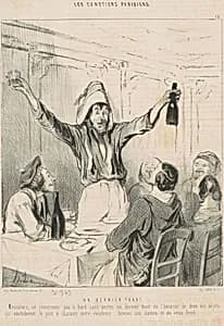 Un dernier toast by Honoré Daumier
