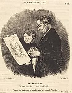 Un Hommage filial by Honoré Daumier