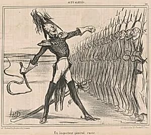 Un inspecteur général russe by Honoré Daumier