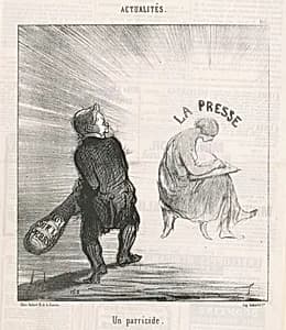 Un parricide by Honoré Daumier