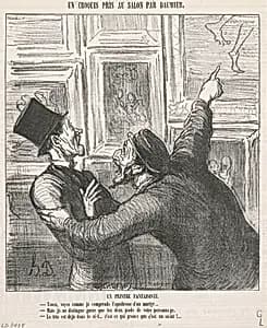Un peintre fantaisiste by Honoré Daumier