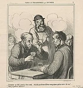 Un philosophe by Honoré Daumier