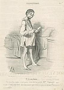 Un rendez vous, c'est peut-être de la... by Honoré Daumier