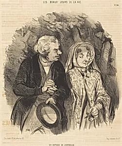 Un Retour de jeunesse by Honoré Daumier