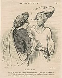 Un usage d'Inde by Honoré Daumier