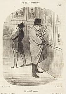 Un Veritable amateur by Honoré Daumier