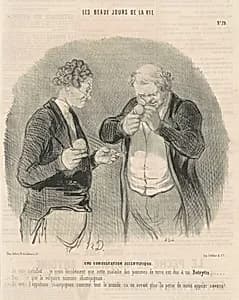Une consultation scientifique by Honoré Daumier