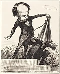 Une Gloire éteint l'autre by Honoré Daumier