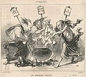 Une mauvaise cuisine by Honoré Daumier