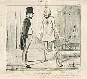 Une profession de foi by Honoré Daumier