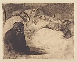 Unemployment (Arbeitslosigkeit) by Käthe Kollwitz