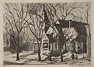 Untitled (Church) by Clarence K. Chatterton