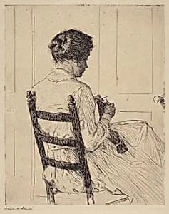 Untitled (Elizabeth) by Frank Weston Benson