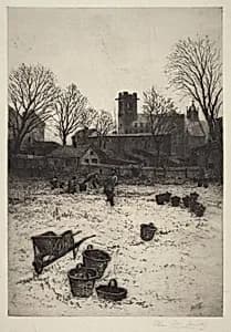 Untitled (Garden Scene) by Charles Frederick William Mielatz