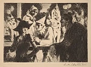 Untitled (Harlequins) by Clarence K. Chatterton