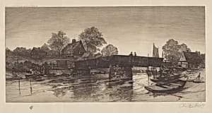 Untitled (Old Bridge) by Charles Frederick William Mielatz