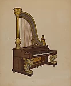 Upright Harp/Piano by William High