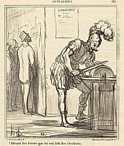 Utilisant les loisirs... by Honoré Daumier