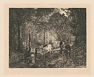 Vaches Sous Bois by Maxime Lalanne