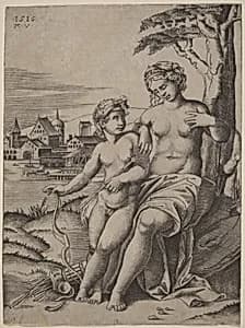 Portrait of Agostino dei Musi after Raphael