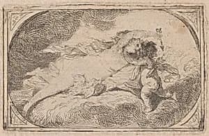 Venus and Cupid by Pierre Lacour the elder