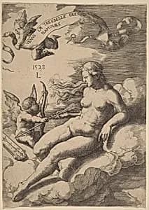 Venus and Cupid by Lucas van Leyden
